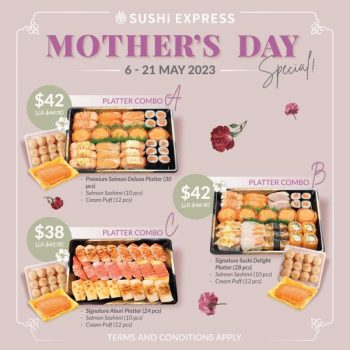 Sushi-Express-Mothers-Day-Promotion-350x350 6-21 May 2023: Sushi Express Mother's Day Promotion