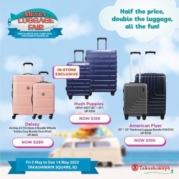 Takashimaya-Mega-Luggage-Fair-17-350x350 Now till 14 May 2023: Takashimaya Mega Luggage Fair