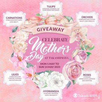 Takashimaya-Mothers-Day-Giveaway-350x350 1-14 May 2023: Takashimaya  Mother's Day Giveaway