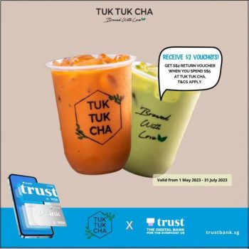 Tuk-Tuk-Cha-Free-2-Voucher-Promotion-pay-with-Trust-Card-350x350 1 May-31 Jul 2023: Tuk Tuk Cha Free $2 Voucher Promotion pay with Trust Card