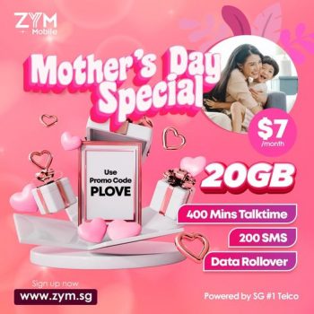 ZYM-Mobile-Mothers-Day-Special-350x350 12 May 2023 Onward: ZYM Mobile Mother's Day Special