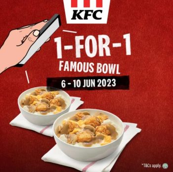 1-350x349 Now till 10 Jun 2023: KFC 1 for 1 Deals