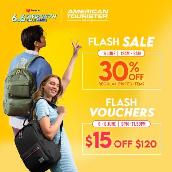 American-Tourister-Lazada-6.6-Promotion-350x350 6-8 Jun 2023: American Tourister Lazada 6.6 Promotion