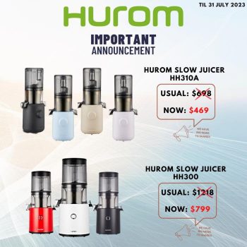 Audio-Hurom-Slow-Juicer-Promotion-350x350 Now till 31 Jul 2023: Audio Home Hurom Slow Juicer Promotion