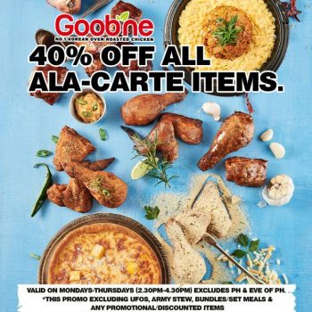 Goodne-40-OFF-ALL-Ala-Carte-Items-Promotion-350x350 Now till 30 Jun 2023: Goodne 40% OFF ALL Ala-Carte Items Promotion