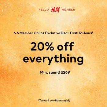 HM-6.6-Member-Online-Promotion-350x350 6 Jun 2023: H&M 6.6 Member Online Promotion