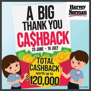 Harvey-Norman-A-Big-Thank-You-Cashback-Sale-350x350 29 Jun-10 Jul 2023: Harvey Norman A Big Thank You Cashback Sale
