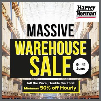 Harvey-Norman-Massive-Warehouse-Sale-350x350 9-11 Jun 2023: Harvey Norman Massive Warehouse Sale