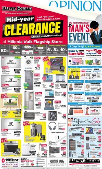 Harvey-Norman-Mid-Year-Clearance-Sale-350x577 Now till 18 Jun 2023: Harvey Norman Mid-Year Clearance Sale