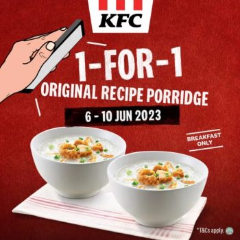 KFC-1-for-1-Deals-350x350 Now till 10 Jun 2023: KFC 1 for 1 Deals