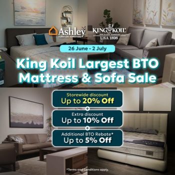 King-Koil-Biggest-BTO-Mattress-Sofa-Sale-350x350 26 Jun-2 Jul 2023: King Koil Biggest BTO Mattress & Sofa Sale