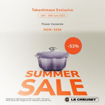 Le-Creuset-Summer-Sale-at-Takashimaya-3-350x350 15-30 Jun 2023: Le Creuset Summer Sale at Takashimaya