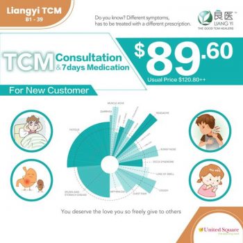 Liangyi-TCM-Consultation-at-United-Square-Shopping-Mall-350x350 Now till 30 Jun 2023: Liangyi TCM Consultation at United Square Shopping Mall