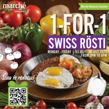 Marche-Movenpick-1-For-1-Swiss-Rosti-Promotion-350x350 3-28 Jul 2023: Marche Movenpick 1-For-1 Swiss Rosti Promotion