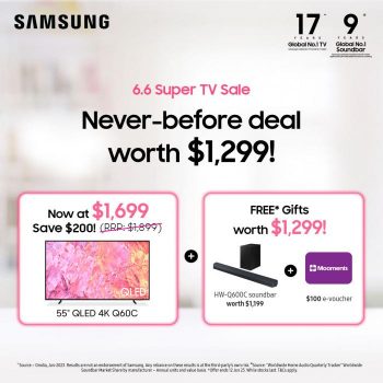 Parisilk-Samsung-6.6-Super-TV-Sale-350x350 Now till 12 Jun 2023: Parisilk Samsung 6.6 Super TV Sale