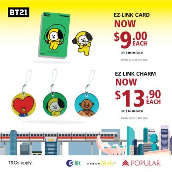 Popular-BT21-Ezlink-Cards-Charms-Deal-350x350 Now till 30 Sep 2023: Popular BT21 Ezlink Cards & Charms Deal