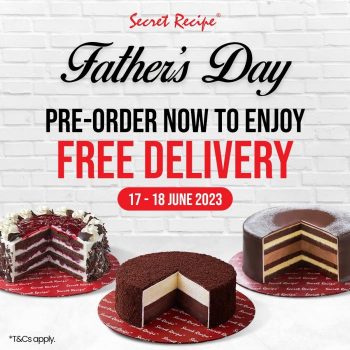 Secret-Recipe-Fathers-Day-Free-Delivery-Promotion-350x350 17-18 Jun 2023: Secret Recipe Father's Day Free Delivery Promotion