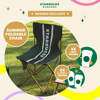 Starbucks-Rewards-Member-Summer-Foldable-Chair-Vouchers-Promotion-350x350 12 Jun 2023 Onward: Starbucks Rewards Member Summer Foldable Chair & Vouchers Promotion