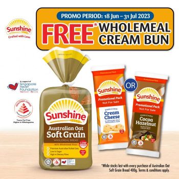 Sunshine-Bakeries-Free-Wholemeal-Cream-Bun-Promotion-350x351 18 Jun-31 Jul 2023: Sunshine Bakeries Free Wholemeal Cream Bun Promotion