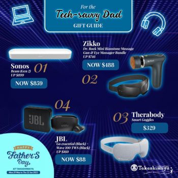 Takashimaya-Tech-savvy-Father-Day-Deal-350x350 Now till 22 Jun 2023: Takashimaya Tech-savvy Father Day Deal