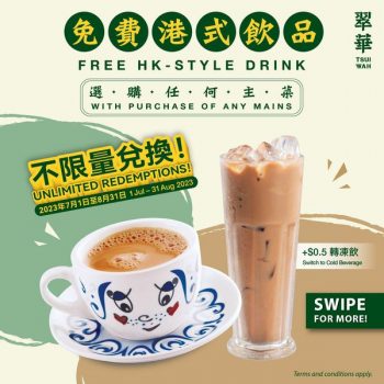Tsui-Wah-Free-HK-Style-Drink-Promo-350x350 1 Jul-31 Aug 2023: Tsui Wah Free HK-Style Drink Promo