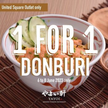 YAYOI-1-for-1Donburi-Deal-350x350 6-8 Jun 2023: YAYOI 1 for 1Donburi Deal