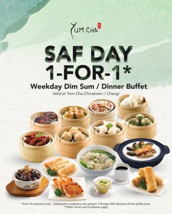 Yum-Cha-Restaurant-SAF-Day-1-for-1-Deal-350x437 4 Jul 2023 Onward: Yum Cha Restaurant SAF Day 1 for 1 Deal