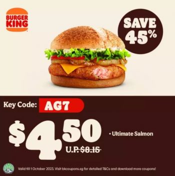 6-350x351 Now till 1 Oct 2023: Burger King 1 for 1 Coupons Promo