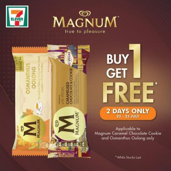 7-Eleven-Buy-1-Get-1-Free-Magnum-Ice-Cream-National-Ice-Cream-Month-Promotion-350x350 22-23 Jul 2023: 7-Eleven Buy 1 Get 1 Free Magnum Ice Cream National Ice Cream Month Promotion