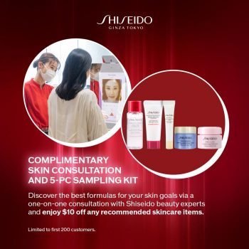 BHG-Shiseido-FREE-Skin-Consultation-Sampling-Kit-Promotion-1-350x350 28-31 Jul 2023: BHG Shiseido FREE Skin Consultation & Sampling Kit Promotion