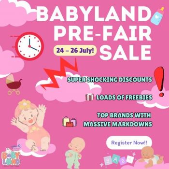 Baby-Land-Super-Shocking-Pre-fair-Sale-350x350 24-26 Jul 2023: Baby Land Super Shocking Pre-fair Sale