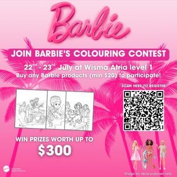 Barbie-Colouring-Contest-at-Wisma-Atria-350x350 22-23 Jul 2023: Barbie Colouring Contest at Wisma Atria