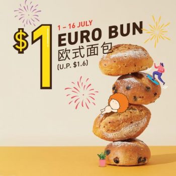 BreadTalk-1-Euro-Bun-Promotion-350x350 1-16 Jul 2023: BreadTalk $1 Euro Bun Promotion