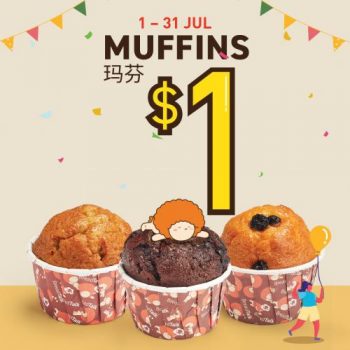 BreadTalk-1-Muffins-Promotion-350x350 1-31 Jul 2023: BreadTalk $1 Muffins Promotion