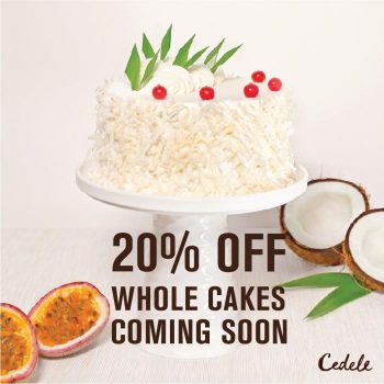 Cedele-20-OFF-Whole-Cakes-Promotion-350x350 4-6 Aug 2023: Cedele 20% OFF Whole Cakes Promotion