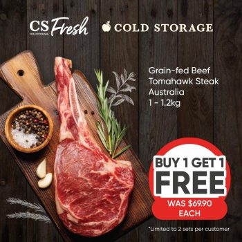 Cold-Storage-Buy-1-Get-1-FREE-Tomahawk-Steak-from-Australia-Promotion-350x350 Now till 2 Aug 2023: Cold Storage Buy 1 Get 1 FREE Tomahawk Steak from Australia Promotion