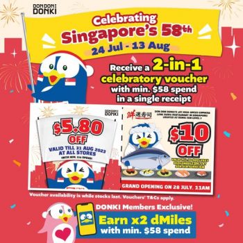 Don-Don-Donki-National-Day-Voucher-Promo-350x350 24 Jul-13 Aug 2023: Don Don Donki National Day Voucher Promo