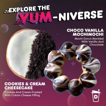 Dunkin-Cookies-Cream-Cheesecake-And-Choco-Vanilla-MochiMochi-Promo-350x350 11 Jul 2023 Onward: Dunkin' Cookies & Cream Cheesecake And Choco Vanilla MochiMochi Promo