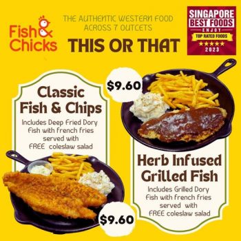 Fish-Chicks-Special-Deal-350x350 25 Jul 2023 Onward: Fish & Chicks Special Deal