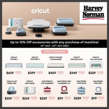 Harvey-Norman-Cricut-Promo-350x350 Now till 23 Jul 2023: Harvey Norman Cricut Promo