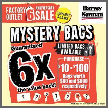 Harvey-Norman-Factory-Outlet-Anniversary-Sale-1-350x350 8-9 Jul 2023: Harvey Norman Factory Outlet Anniversary Sale