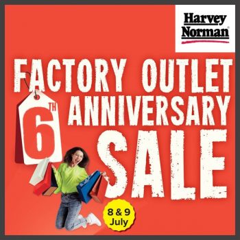 Harvey-Norman-Factory-Outlet-Anniversary-Sale-350x350 8-9 Jul 2023: Harvey Norman Factory Outlet Anniversary Sale