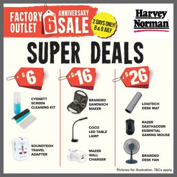 Harvey-Norman-Factory-Outlet-Anniversary-Sale-8-350x350 8-9 Jul 2023: Harvey Norman Factory Outlet Anniversary Sale