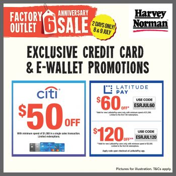 Harvey-Norman-Factory-Outlet-Anniversary-Sale-9-350x350 8-9 Jul 2023: Harvey Norman Factory Outlet Anniversary Sale