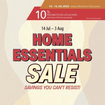ISETAN-Home-Essentials-Sale-350x350 14 Jul-3 Aug 2023: ISETAN Home Essentials Sale