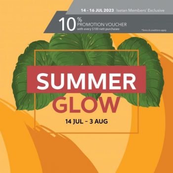 ISETAN-Skincare-Summer-Glow-Sale-350x350 14 Jul-3 Aug 2023: ISETAN Skincare Summer Glow Sale