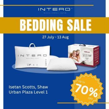 Intero-Bedding-Sale-at-Isetan-Scotts-350x350 27 Jul-13 Aug 2023: Intero Bedding Sale at Isetan Scotts
