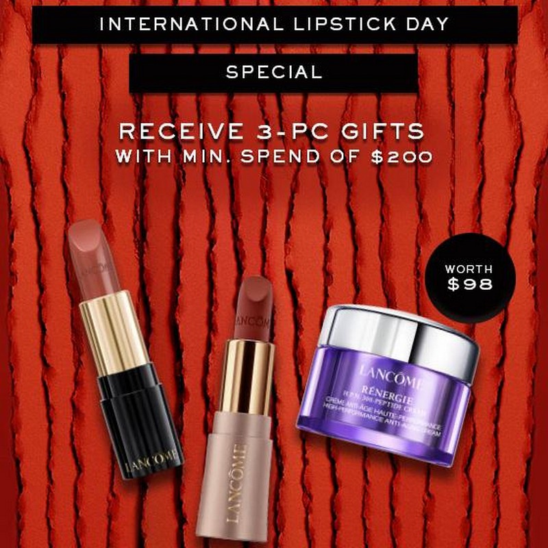 29 Jul 2023 International Lipstick Day Promotion SG