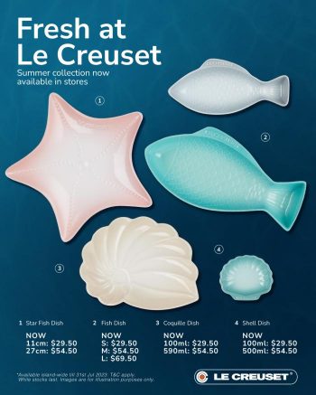 Le-Creuset-Summer-Collection-Sale-350x437 Now till 31 Jul 2023: Le Creuset Summer Collection Sale