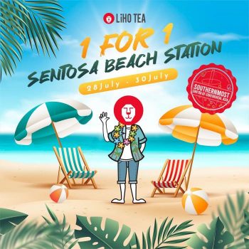 LiHO-TEA-1-For-1-Opening-Promotion-at-Sentosa-Beach-Station-350x350 28-30 Jul 2023: LiHO TEA 1-For-1 Opening Promotion at Sentosa Beach Station